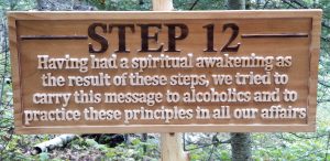 Step 12 sign