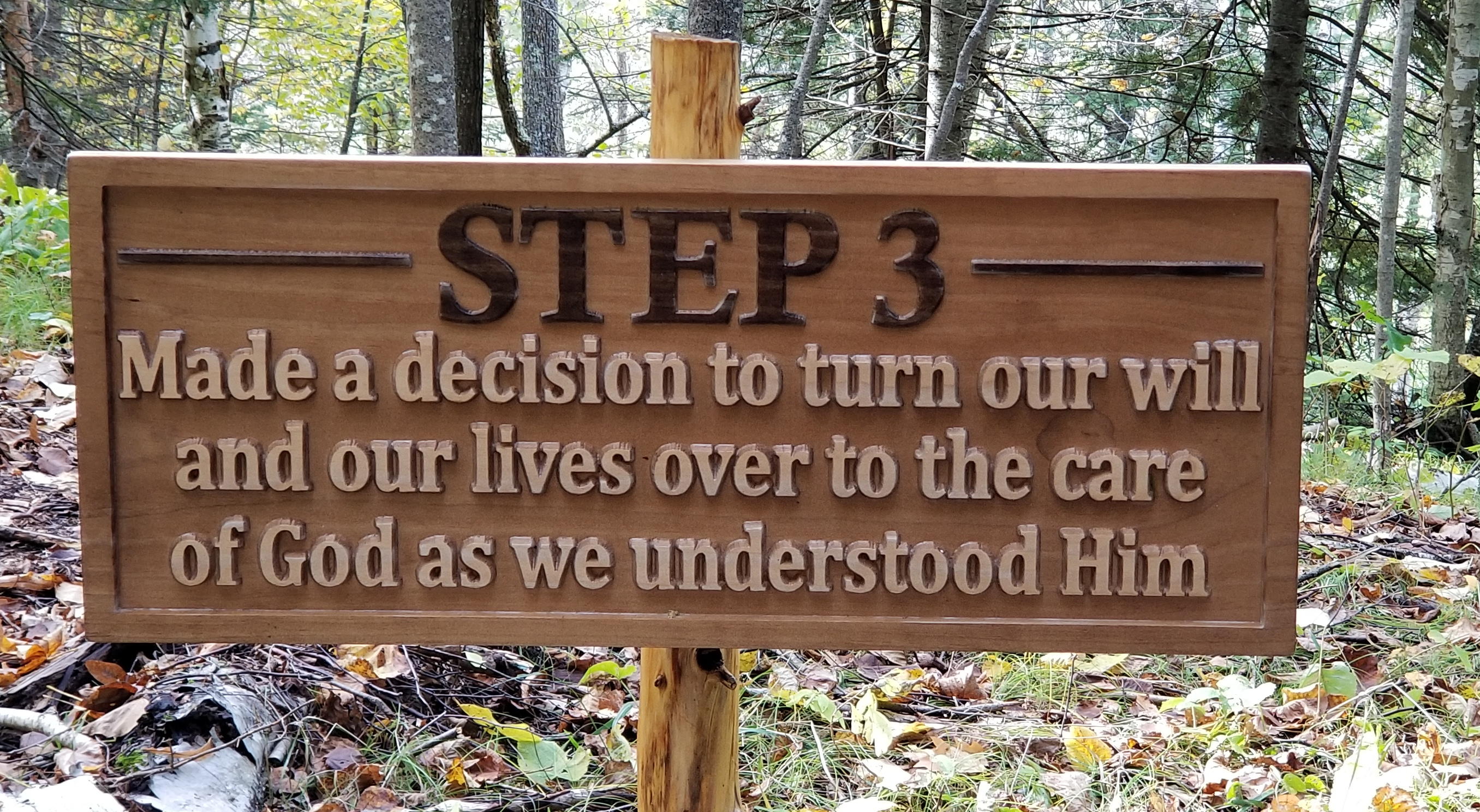 Step 3 sign