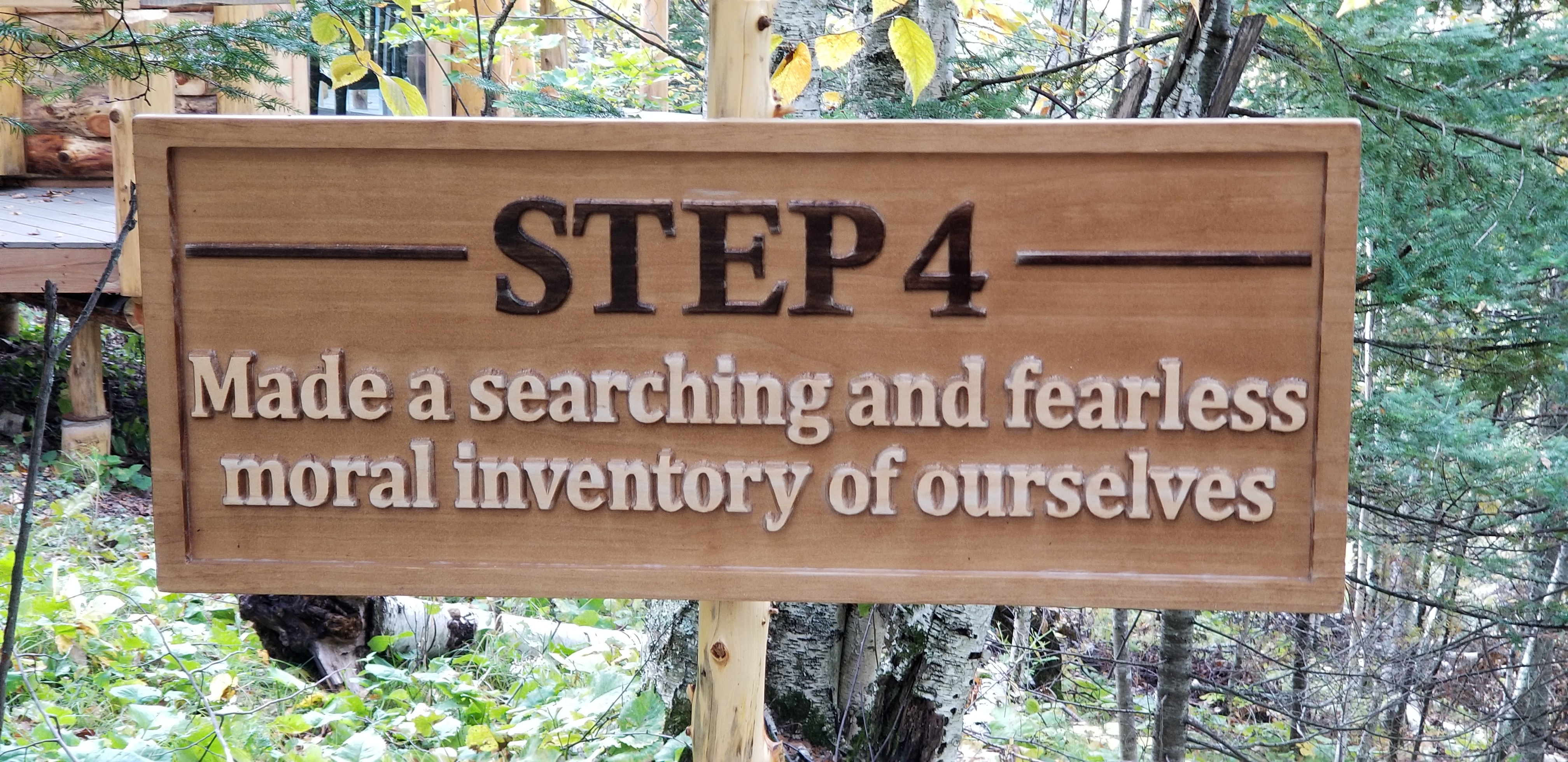 Step 4 sign